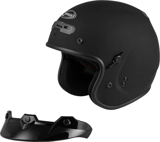 Gmax Adult GM-32 Helmet Open Face | XS S M L XL 2XL 3XL | Red Black Black Satin White Gray Blue 90