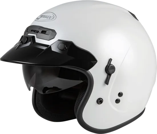 Gmax Adult GM-32 Helmet Open Face | XS S M L XL 2XL 3XL | Red Black Black Satin White Gray Blue 44