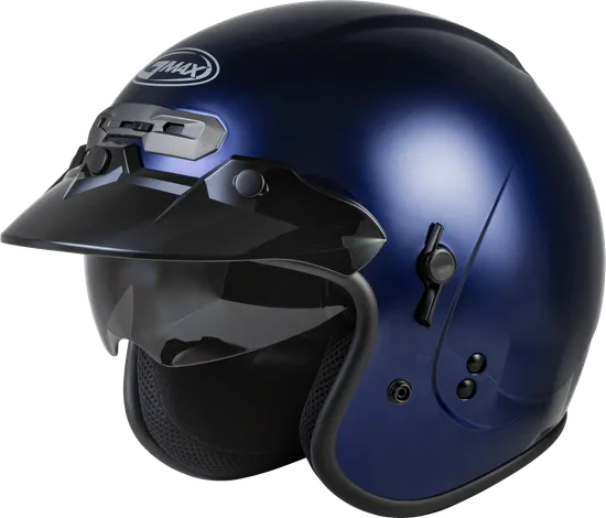 Gmax Adult GM-32 Helmet Open Face | XS S M L XL 2XL 3XL | Red Black Black Satin White Gray Blue 53