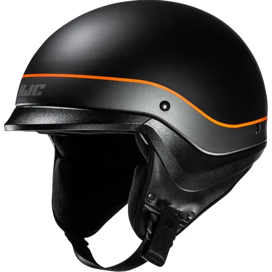 HJC Adult C20 Probe Helmet Half Face | XS S M L XL 2XL | Black Satin Orange Black Pink 32