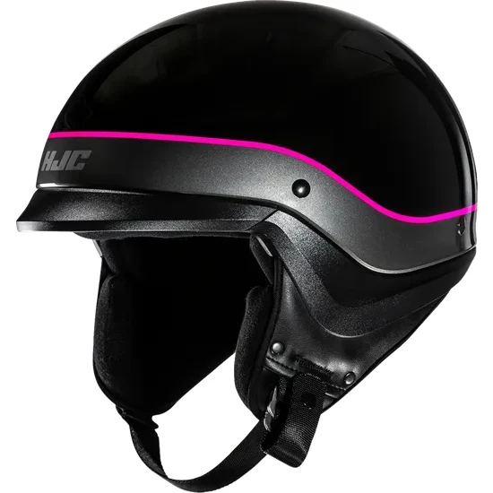 HJC Adult C20 Probe Helmet Half Face | XS S M L XL 2XL | Black Satin Orange Black Pink 26