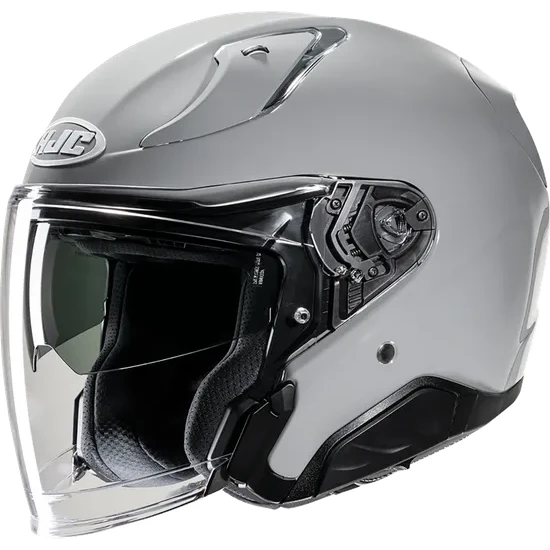 HJC Adult RPHA 31 Solid Helmet Open Face | XS S M L XL 2XL | Black Satin White Gray 15