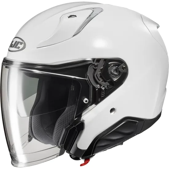 HJC Adult RPHA 31 Solid Helmet Open Face | XS S M L XL 2XL | Black Satin White Gray 18