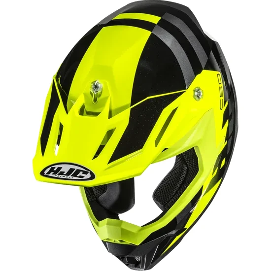 HJC Adult C50 Mirage Helmet MX | XS S M L XL 2XL | Black Gray Red Yellow Orange 7