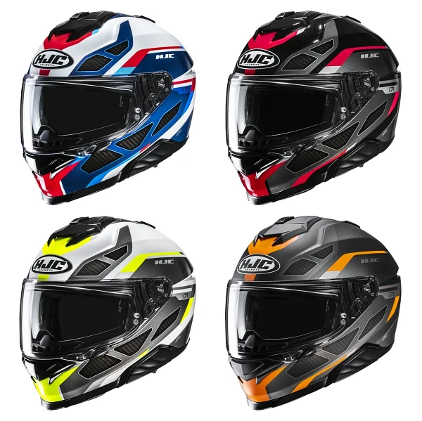 hjc 171 helmet i71 Sera (X-Small, Blue (MC-2)) It features the ACS Advanced Channeling Ventilation System C71 SOLID